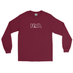 RVA Long Sleeve Tee (Maroon/Outline)