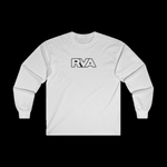 RVA Long Sleeve Tee (white/outline)