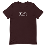 RVA T-Shirt (Dark Maroon/Outline)